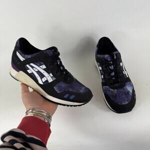 Asics Gel Lyte III Athletic Shoes Womens 7.5 Multicolor Lace-Up Low Top Sneakers